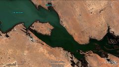 Image satellite du Lac de Guiers - Sénégal