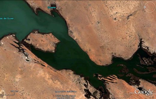 Image satellite du Lac de Guiers - Sénégal