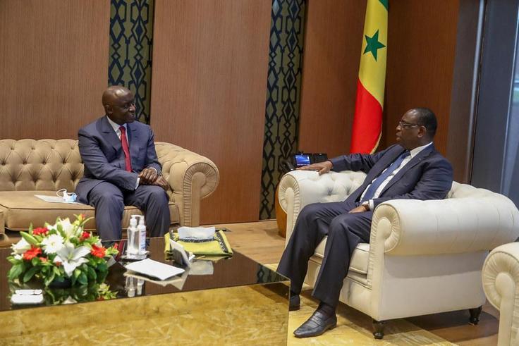 Macky Sall en compagnie de Idrissa Seck