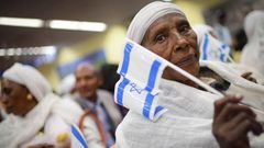 Une dame Falachas