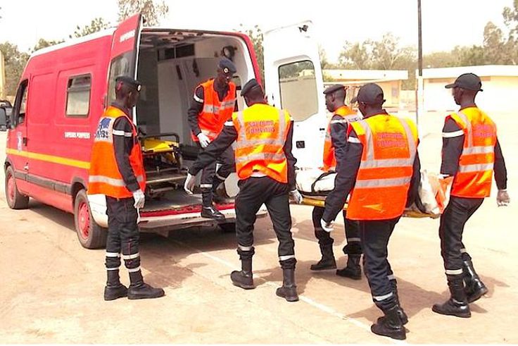 Accident sur la route de Touba