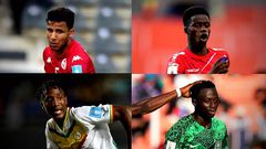 Raed-Bouchniba- Tunisie  -Adama-Bojang- Gambie  -Pape-Demba-Diop- Sénégal -et-Daniel-Daga- Nigeria
