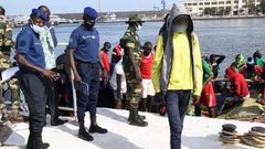 Un reseau de migrants arretés