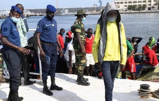 Un reseau de migrants arretés