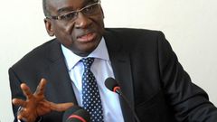 Senegalese Justice Minister and International Criminal Court official Sidiki Kaba, seen in 2013, urged African member states thinking of leaving the ICC to "give dialogue a chance" before making a final decision to withdraw