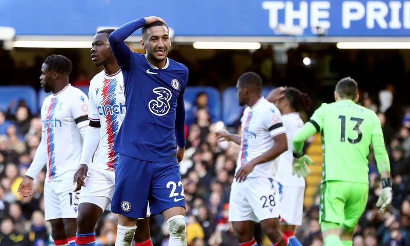 Chelsea's Hakim Ziyech was praised by Chelsea fans after their nervy win against Crystal Palace in the Premier League