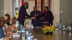 Signature de l'accord de paix à Banjul entre l'État du Sénégal et le MFDC