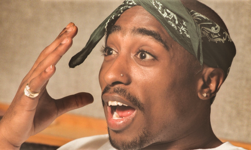 Rapper Tupac Shakur