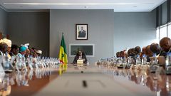 Le président Macky Sall en Conseil des ministres