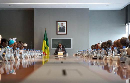 Macky Sall en Conseil des Ministres