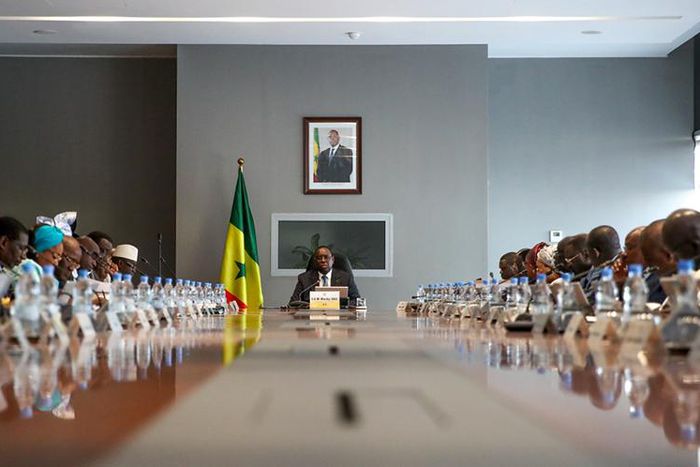 Le président Macky Sall en Conseil des ministres