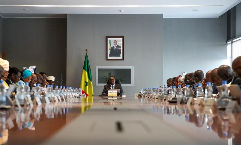 Macky Sall en Conseil des Ministres