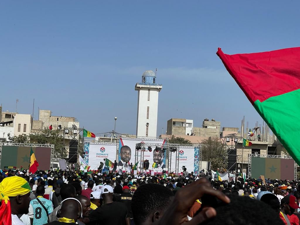 Meeting de la coalition Diomaye Président