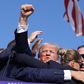 Donald Trump reçoit une balle