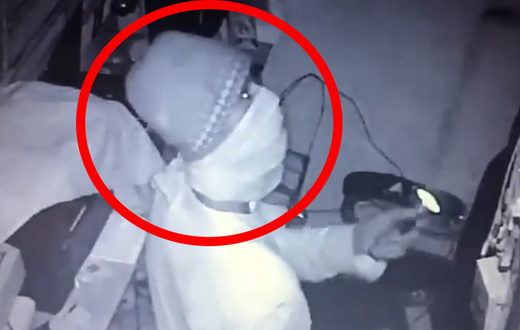 Samba aurait été filmé pendant qu'il commettait son forfait (Capture vidéosurveillance)
