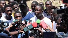 Alioune Diallo, président de l'Amicale des étudiants de la Faseg