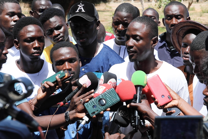 Alioune Diallo, président de l'Amicale des étudiants de la Faseg