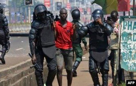Manifestation en Guinée