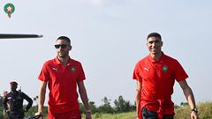 Arrivée de l'equipe marocaine à la CAN 2023