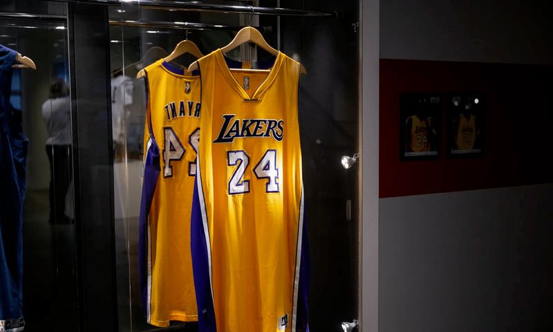 L'un des derniers maillots de Kobe Bryant