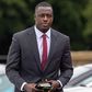 Benjamin Mendy à l'entrée du tribunal