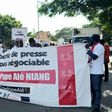 Manifestation de la Presse au Senegal pour la libération du journaliste Pape Alé Niang