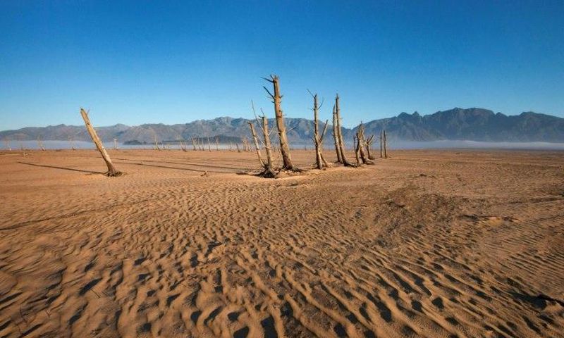 The planet's record-breaking hot weather has caused severe drought in places like here in South Africa.