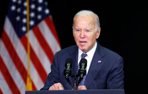 U.S. President Joe Biden speaks during the annual House Democrats 2024 Issues Conference on February 08, 2024 in Leesburg, Virginia.Anna Moneymaker/Getty Images