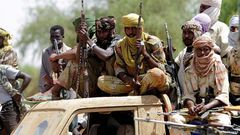 Combattants au Darfour