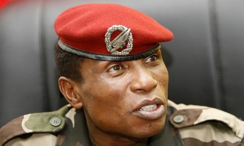 Guinea's former military leader, Moussa Dadis Camara in a file photo.   REUTERS/Luc Gnago