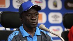 Abdoulie-Bojang, le sélectionneur de la Gambie. Source: CAF Online