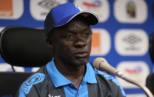 Abdoulie-Bojang, le sélectionneur de la Gambie. Source: CAF Online