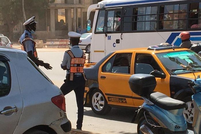 Image taxi circulation Dakar