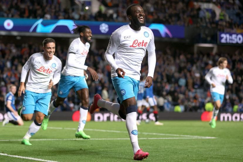 Ndombélé jubile après le troisième but