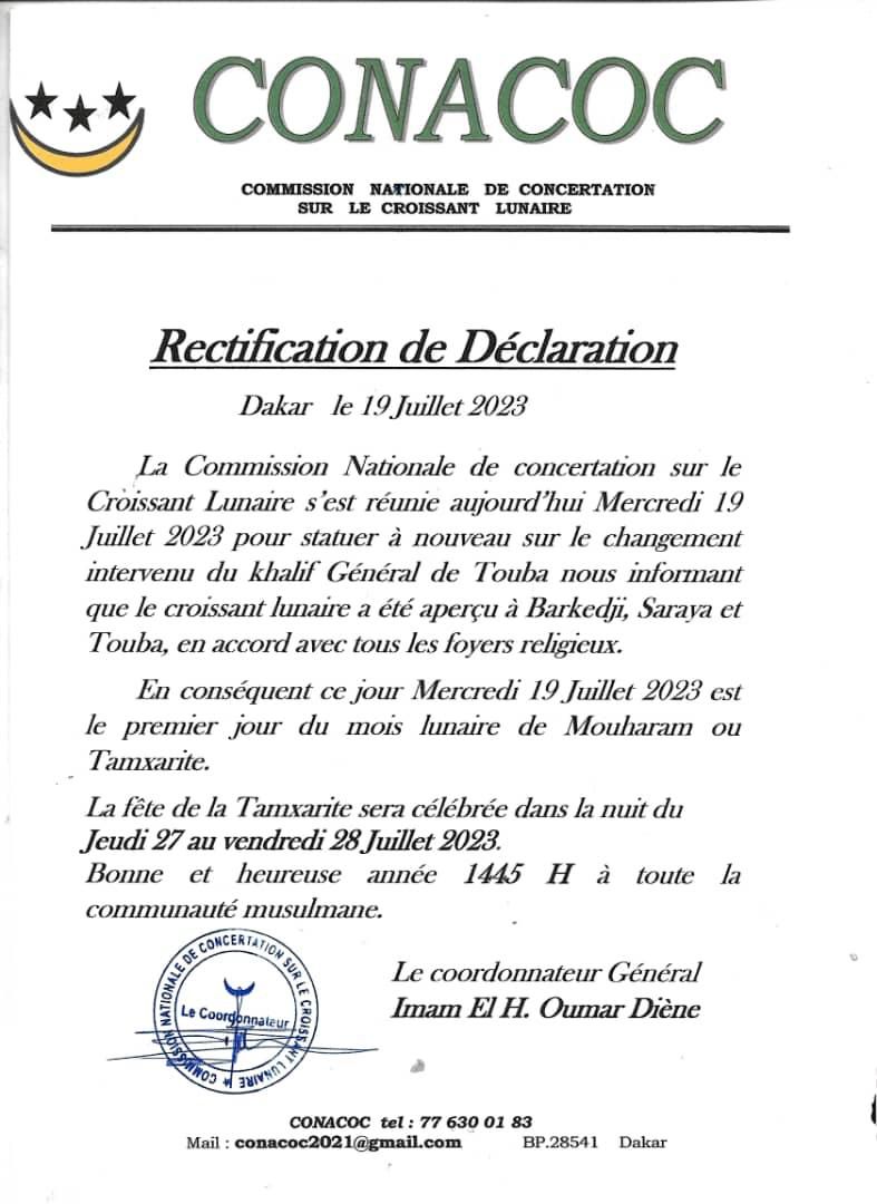 communiqué
