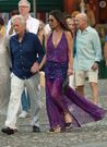 Catherine Zeta-Jones et son mari Michael Douglas à la Taverna del Marinaio de Portofino