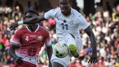 L'attaquant-ghanéen-Raphael-Dwamena-lors-du-match-de-qualification-pour-la-Coupe-d Afrique-des-Natio