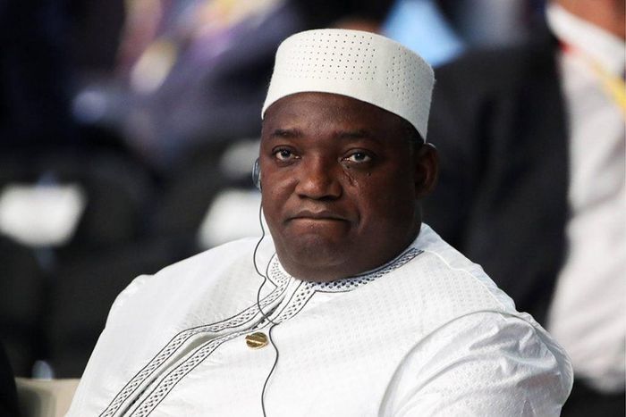 Adama Barrow lors du forum économique Russie-Afrique, à Sotchi, en octobre 2019 © Valery Sharifulin/TASS/Sipa USA/SIPA
