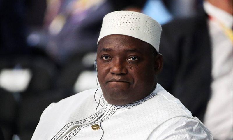 Adama Barrow lors du forum économique Russie-Afrique, à Sotchi, en octobre 2019 © Valery Sharifulin/TASS/Sipa USA/SIPA