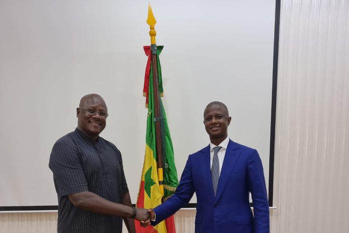 Franck Niaky Diome (gauche) et Antoine Diome