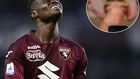 L'attaquant de Torino, Demba Seck / Dagospia