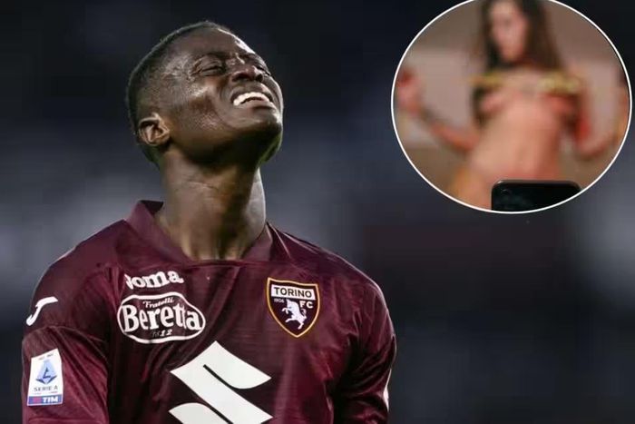 L'attaquant de Torino, Demba Seck / Dagospia