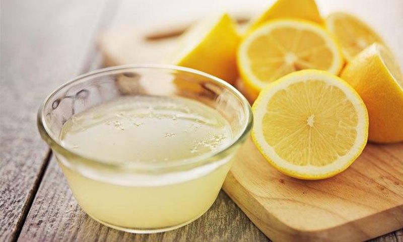 Lemon juice is loaded with Vit c that helps keep the skin bright and youthful