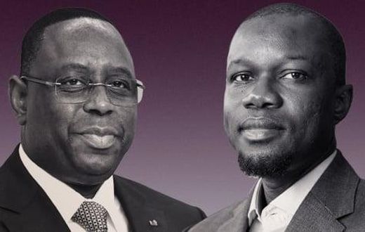Ousmane sonko et macky sall