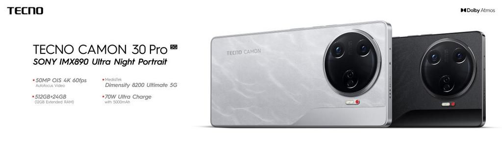 Série CAMON 30 une expérience d'imagerie puissante dans sa gamme de prix