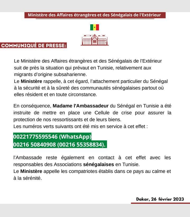 communiqué