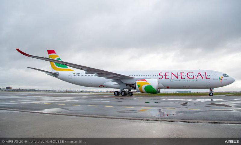 Un Airbus A330 d'Air Senegal