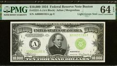 Un-billet-dollar-de-10-000