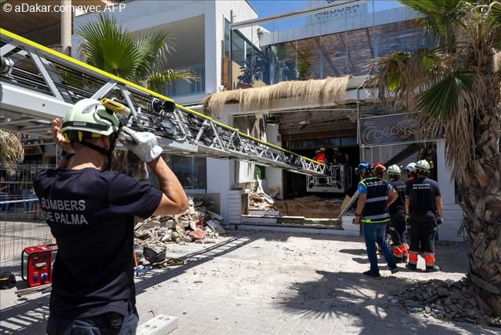 Le bar-restaurant de la plage de Palma au lendemain de l’effondrement