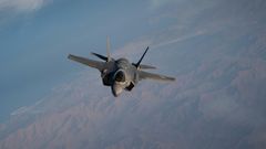 A US Air Force F-35 Lightning II flies over the US Central Command area of responsibility, July 17, 2020.US Air Force photo by Airman 1st Class Duncan C. Bevan